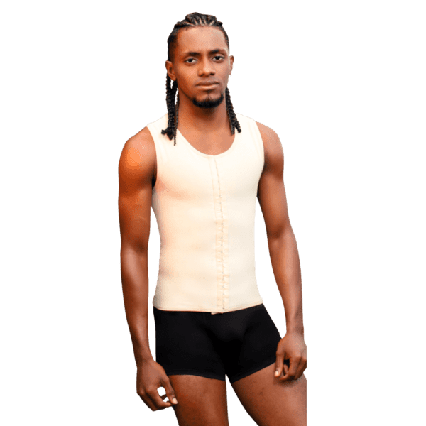 High Compression Men's Vest With Snaps - Image 4