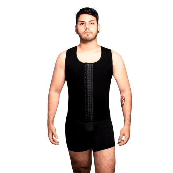 High Compression Men's Vest With Snaps