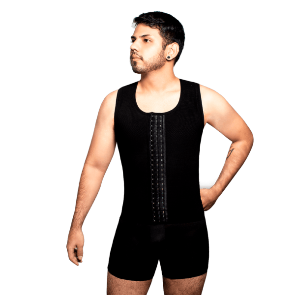 High Compression Men's Vest With Snaps - Image 2