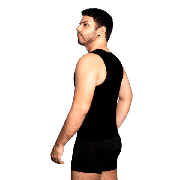 High Compression Men's Vest With Snaps - Image 3
