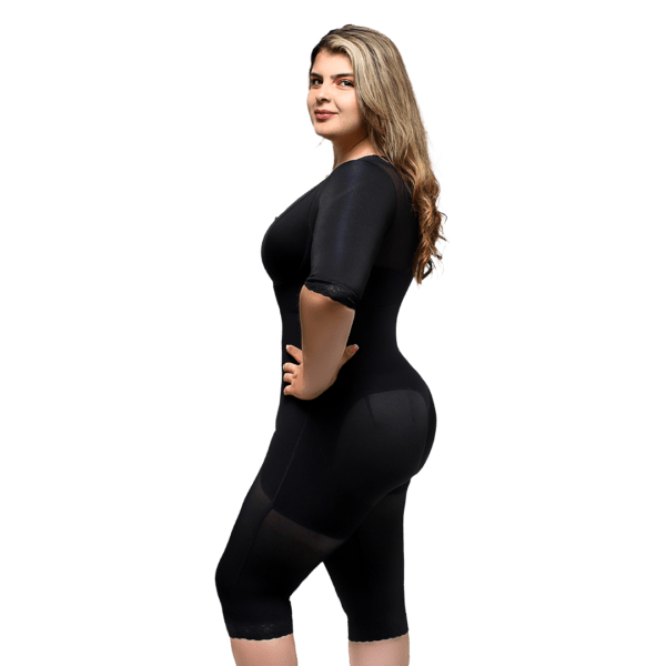 Long Sleeved Knee Length Girdle - Image 2