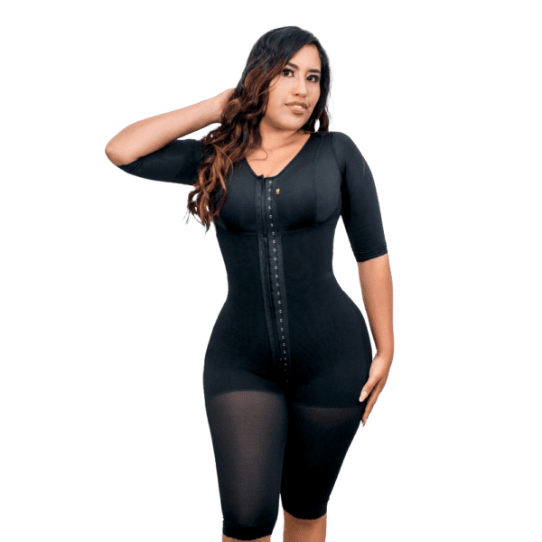 Long Sleeved Knee Length Girdle - Image 3